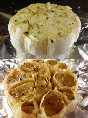 Garlic Before and After